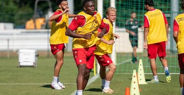 photo  malang gomes et le mans fc ouvriront le championnat de ligue 2 à guingamp.  &copy;  arnaud despelchain/ouest-france 