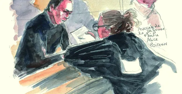 photo  durant le procès, l’avocate de la défense me alice poitevin a partagé de vrais moments de complicité avec le détenu réputé dangereux.  &copy;  dessin charlotte foisseau-bouttier 