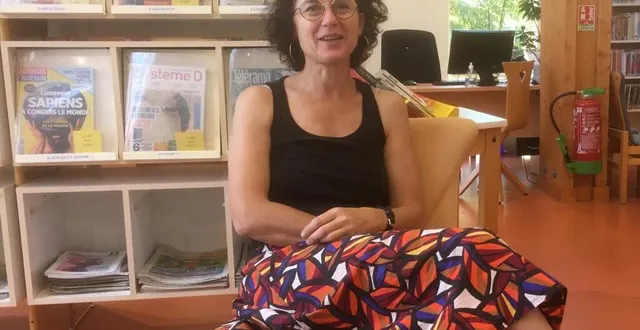 photo  aurélie dernoncourt, directrice de la médiathèque.  &copy;  co. 