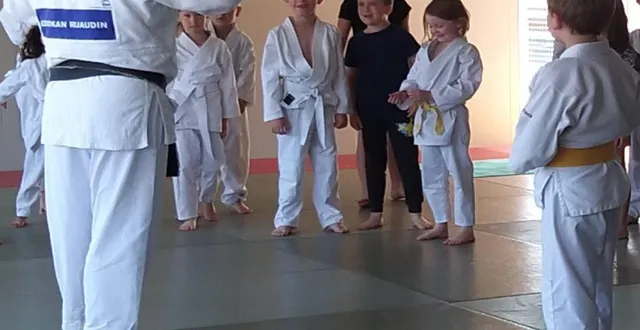 photo  lors d’un atelier de judo ouvert à tous, plusieurs enfants ont découvert la discipline.  &copy;  ouest-france 