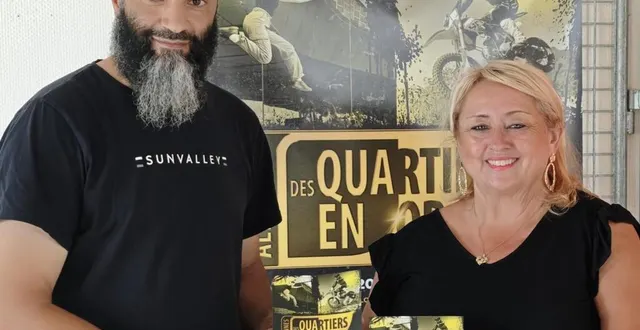 photo  céline hemam et karim daoud lancent les animations de l’été.  &copy;  ouest-france 