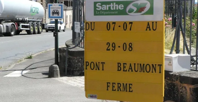 photo  le pont beaumont ne sera plus accessible dès lundi et ceci jusqu’au 29 août.  &copy;  ouest-france 