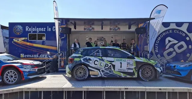photo  les vainqueurs en catégorie modernes de l’édition 2024, bruno longépé et laurine besson.  &copy;  écurie le mans 