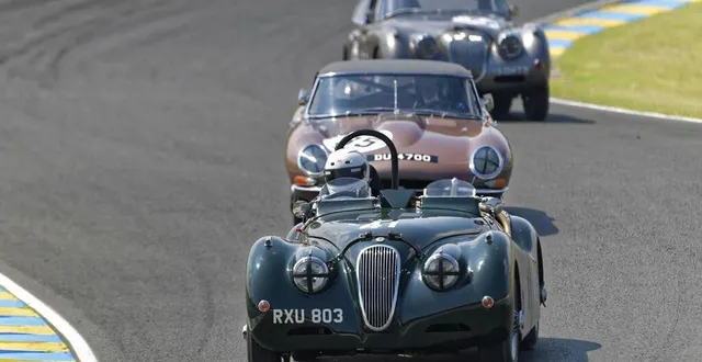 photo  jaguar a remporté à cinq reprises les 24 heures du mans dans les années 1950.  &copy;  archives ouest-france 