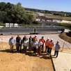 photo  la construction du viaduc à connerré se poursuit en ce mois de juillet 2025 avec la mise en place prochaine de la charpente. 