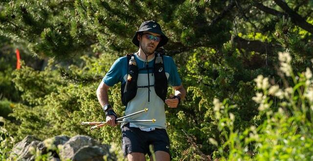 photo arthur joyeux-bouillon durant un trail en andorre, le 24Â juin 2023. © martin cosentino / nurphoto via afp