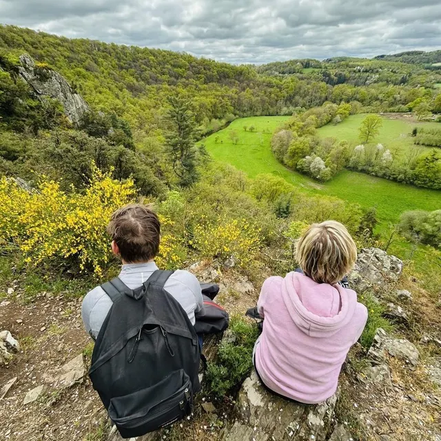 photo le sentier des méandres propose un superbe panorama.  ©  ouest-france