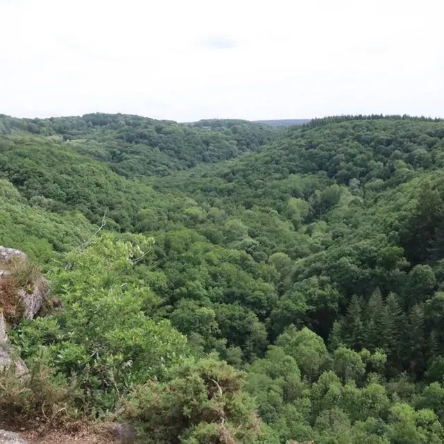 photo la vue à admirer depuis la roche d’oëtre.  ©  ouest-france