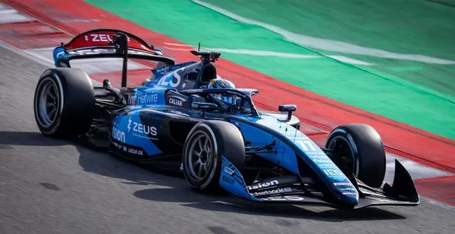 photo  l’américain jak crawford a fait belle impression lors de la course sprint, samedi 5 juillet, à sliverstone (grande-bretagne)  &copy;  dams 