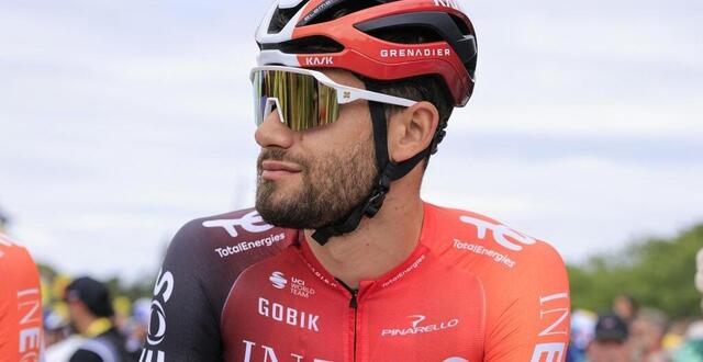photo filippo ganna avant le départ de la première étape du tour de france 2025, samedi 5 juillet. © stefano cavasino / afp