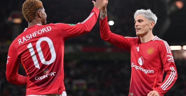 photo marcus rashford et alejandro garnacho sont amenés à quitter manchester united. © stu forster/getty images via afp