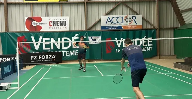 photo  le badminton arrive en deuxième position dans l’ordre des disciplines du racketlon.  &copy;  ouest-france 