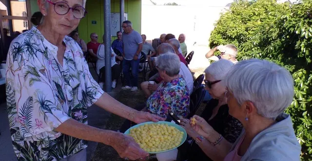 photo  la fête des voisins du lotissement du pont a été un moment de convivialité.  &copy;  le maine libre 