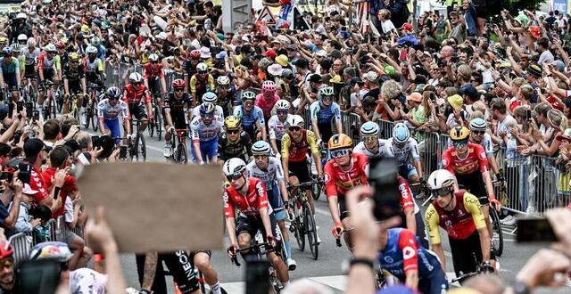 photo ce samedi 5 juillet 2025, le départ du tour de france a été donné à lille. © martin roche / ouest-france