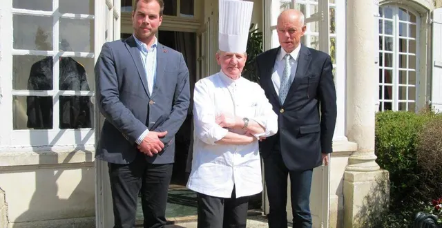photo  andré bon bétend (au centre) avait cédé son entreprise bon bétend en 2014 à la famille boucher.  &copy;  archives co 