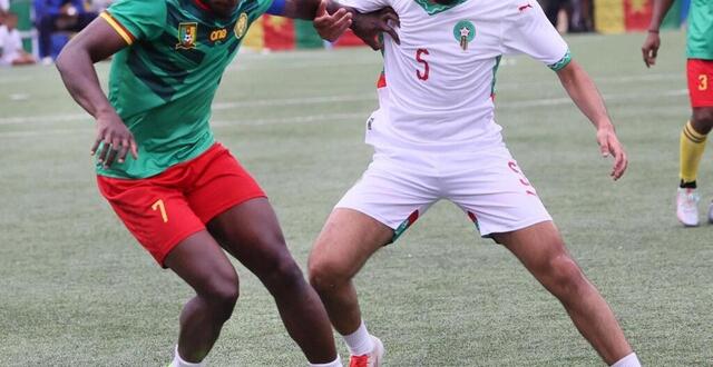 photo chez les seniors, le maroc s’est imposé face au cameroun. © yannick giraud