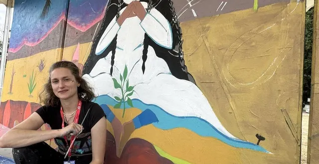 photo  pendant trois jours, les artistes ont envahi le gué de maulny.  &copy;  le maine libre 