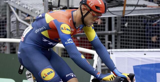 photo  jonathan milan après la deuxième étape du tour de france 2025.  ©  bo amstrup / afp 