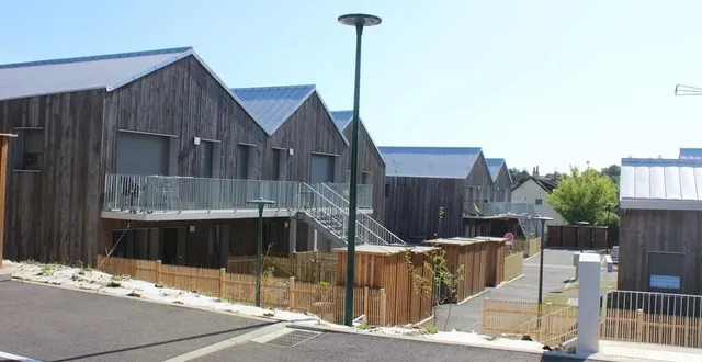 photo  le « clos » : une forme d’habitat intermédiaire favorisant les usages collectifs du quotidien.  &copy;  le maine libre 