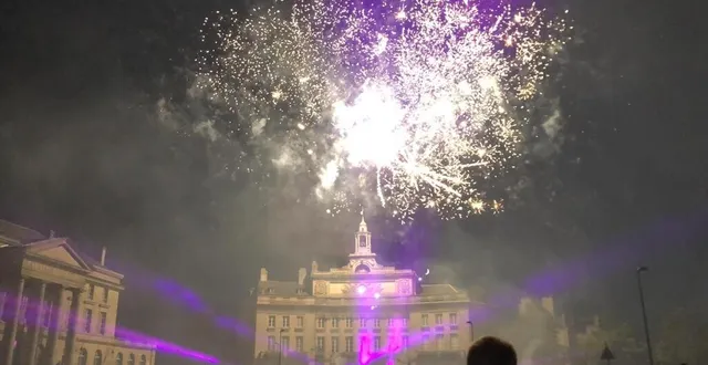 photo  le feu d’artifice à alençon sera tiré dimanche 13 juillet 2025.  &copy;  archives ouest-france 
