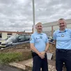 photo  le colonel benech et le colonel marzin ont dirigé la gendarmerie de l’orne entre 2021 et 2025. 