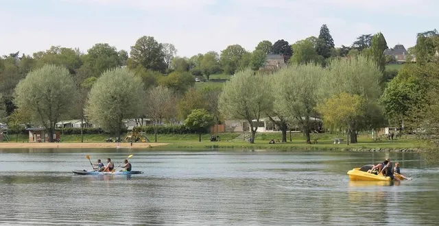 photo  la base de loisirs fred-chouvier, à brûlon, va proposer de nouvelles activités tout au long de l’été.  &copy;  archives ouest-france 