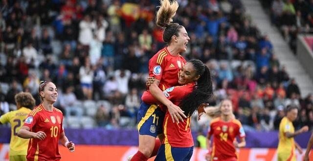 photo l’espagne a inscrit six buts contre la belgique. © sebastien bozon/afp