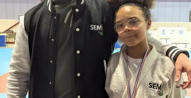 photo  amaury vrignaud et méline, salués pour leurs performances.  &copy;  le maine libre 