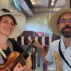 photo  déjà en 2024, alice julien-laferrière et matthieu bertaud avaient proposé des concerts aux voyageurs. 