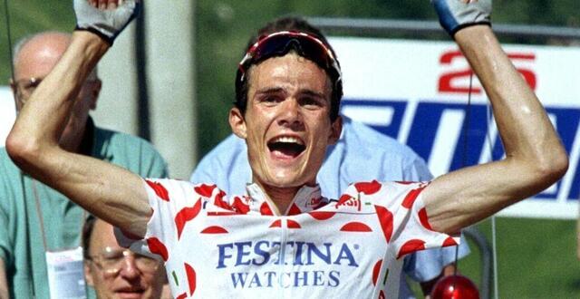 photo richard virenque, en 1995 sur le tour de france. © archives