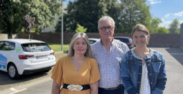 photo  élodie chatelais, coordinatrice una bocage ornais, jean-louis montembault, président de l’una bocage ornais et emilie pradal, directrice générale de l’una bocage ornais.  &copy;  ouest-france 