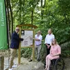photo  deux itinéraires de trail permanents de niveau rouge ont été inaugurés à sillé-le-guillaume (sarthe), mercredi 2 juillet 2025. 