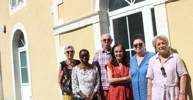 photo  les membres du bureau de l’aspp devant l’ancien cabinet médical où une première permanence de dépistage des maladies cardio vasculaires sera organisée le 23 juillet.   &copy;  le maine libre 