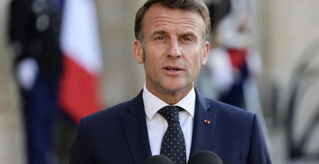 photo  le président français emmanuel macron lors d’une déclaration de presse avant un dîner de travail au palais de l’élysée à paris, le 4 juillet 2025.  &copy;  ludovic marin / afp 