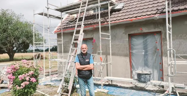 photo  florent berthel a fondé esprit façade dans l’orne après une reconversion professionnelle.  &copy;  ouest france 