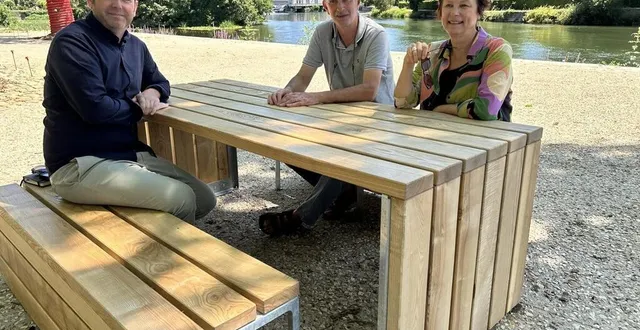 photo  ce nouveau port luneau est « une connexion entre la ville et la nature qui invite à se poser », assure nadine grelet-certenais, maire de la flèche.  &copy;  le maine libre 