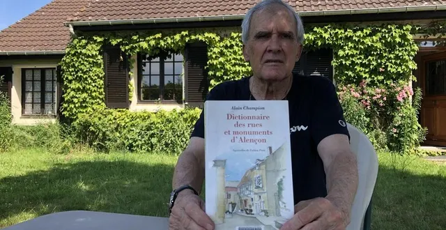 photo  alain champion, ancien archiviste de la ville, a écrit au début des années 2000 un dictionnaire sur l’histoire des rues d’alençon.  &copy;  ouest-france 