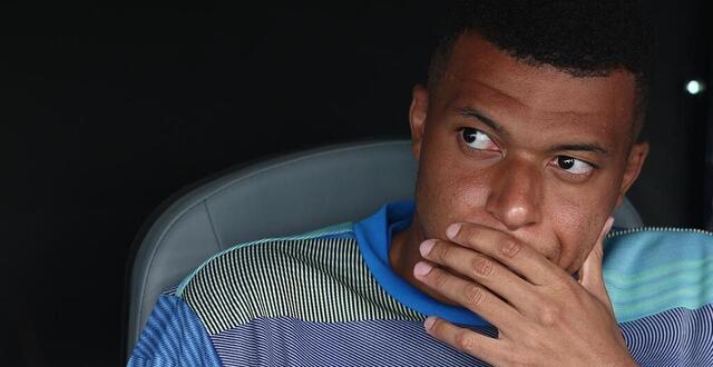 photo kylian mbappé sur le banc lors du quart de finale de la coupe du monde des clubs entre le real madrid et le borussia dortmund, le 5 juillet 2025. © franck fife / afp