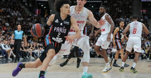 photo  nadir hifi lors de la finale entre le paris basket et l’as monaco, à l’adidas arena de paris, le 24 juin 2025.  ©  thomas samson, afp 