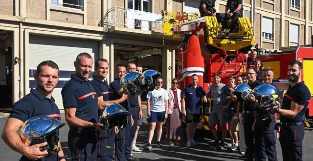 photo  angers, caserne de l’académie, mercredi 9 juillet 2025. les pompiers angevins sont en ébullition avant le tout premier bal populaire qu’ils organisent ce dimanche 13 juillet.  &copy;  co – laurent combet 