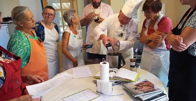 photo  les participants sont tous ravis de cette matinée culinaire.  &copy;  ouest-france 