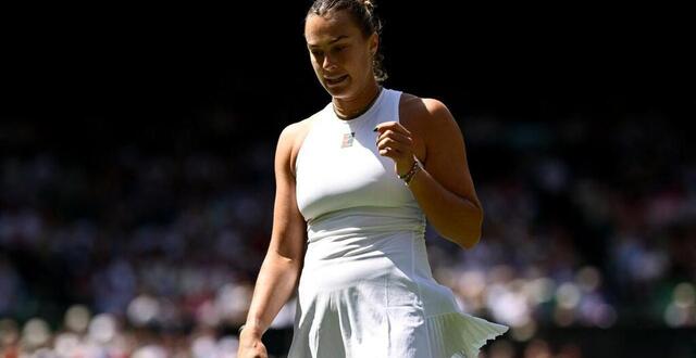 photo après deux défaites en finale, sabalenka court encore après son premier grand chelem de l’année. © hannah peters / afp