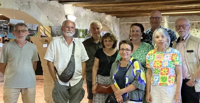 photo  les habitants et touristes peuvent découvrir les photographies dans les caveaux de l’abbaye.  &copy;  co 