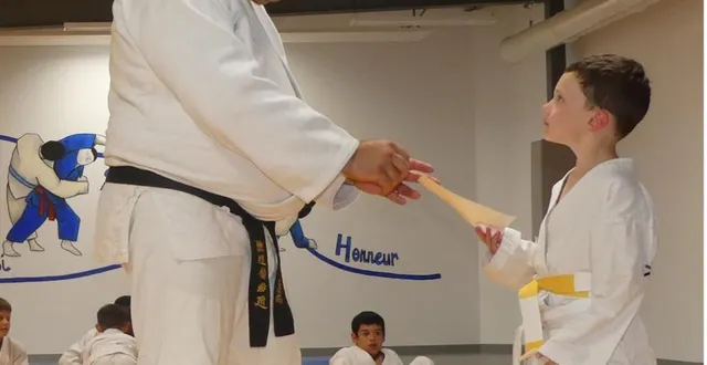 photo  le passage de ceinture avec remise de diplôme, un moment attendu par les jeunes judokas.  &copy;  le maine libre 