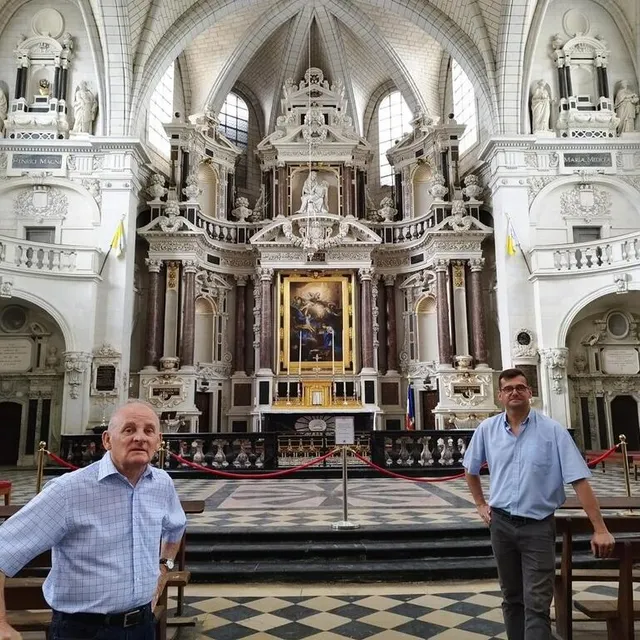 photo l’église à caractère baroque demeure l’un des joyaux du prytanée qui se laissent découvrir lors de la visite.  ©  ouest-france