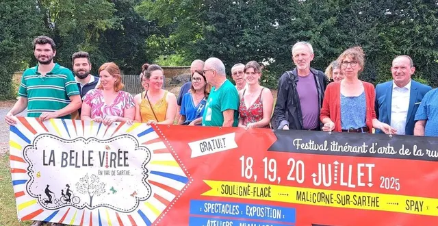photo  les premiers spectacles de la belle virée auront lieu à souligné-flacé le 18 juillet.  &copy;  le maine libre 