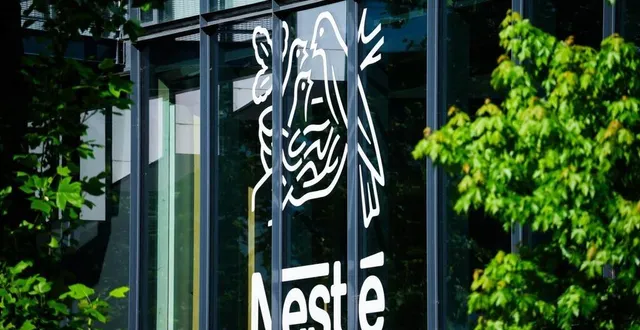 photo  le bâtiment du siège social de nestlé france à issy-les-moulineaux, le 12 mai 2024.  &copy;  daniel dorko / archives hans lucas via afp 