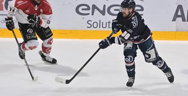 photo  le défenseur jere rouhiainen, numéro 50, a remporté la coupe de france avec les ducs d’angers le 16 février dernier.  &copy;  sébastien aubinaud 