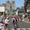 photo le passage du peloton à flers, ce jeudi 10 juillet 2025 aux alentours de 14 h 45.