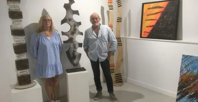 photo  sylvie lemonnier et patrick lelièvre exposent leurs œuvres à l’espace artistique de l’anjou jusqu’au 20 juillet prochain.  &copy;  co. 